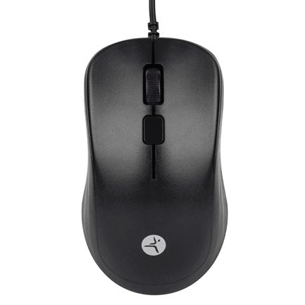 MOUSE ALAMBRICO TECHZONE DE MATERIALES ABS 3 BOTONES 1200 DPI LONGITUD DE CABLE 1.35M