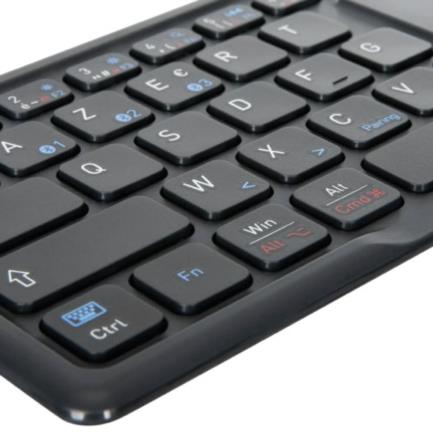 Teclado Targus Inalámbrico Plegable Ergonómico USB Color Negro