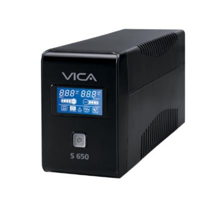 UPS Vica S650 Regulador Integrado 650VA/360W 8 Contactos Pantalla LCD