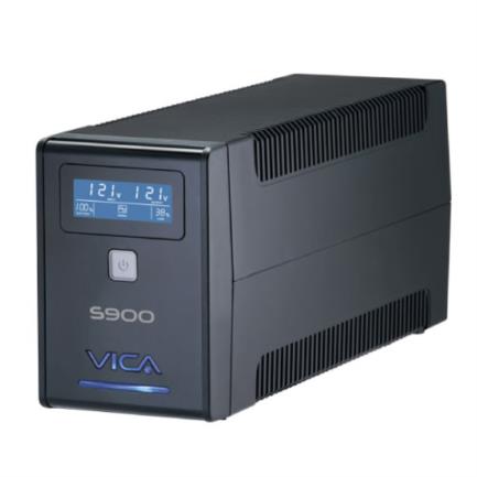 UPS Vica S900 Regulador Integrado 900VA/550W 8 Contactos Pantalla LCD Color Negro