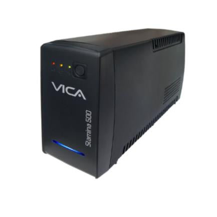 UPS Vica Stamina 500 Regulador Integrado 500VA/300W 8 Contactos Indicadores Visuales LED