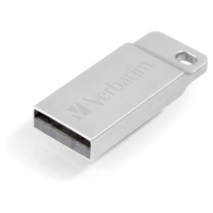 Memoria USB VERBATIM Metal Flash 32 GB - Plata