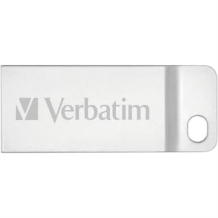 Memoria USB VERBATIM Metal Flash 32 GB - Plata