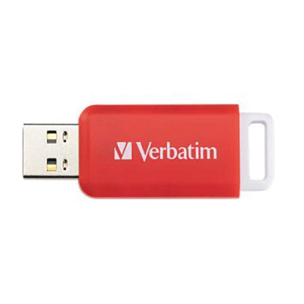 Memoria Verbatim Flash SeaGlass USB de 32 GB  Rojo