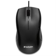 Mouse VERBATIM Alámbrico USB 1000 DPI - Negro