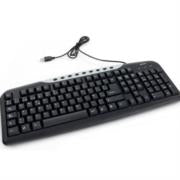 Teclado VERBATIM Multimedia Alámbrico USB - Negro