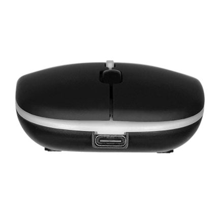MOUSE VORAGO MO-307 INALAMBRICO HASTA 1600 DPI RECARGABLE NEGRO RGB