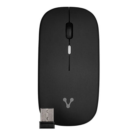 MOUSE VORAGO MO-307 INALAMBRICO HASTA 1600 DPI RECARGABLE NEGRO RGB