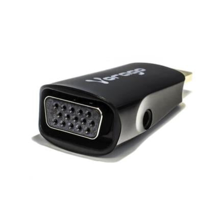 Convertidor Vorago ADP-208 HDMI a VGA con Mini y Micro a HDMI Color Negro