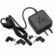 Cargador Vorago AU-405 Universal para Laptop 65W 4 Puntas Intercambiables Color Negro