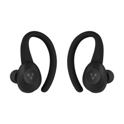 Audífonos Vorago ESB-500-PLUS Bluetooth 5.0 TWS Manos Libres Estuche Carga Color Negro