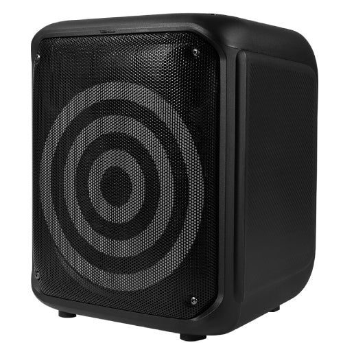 BAFLE VORAGO KSP-350 NEGRO 8" 30WATTS RMS TECNOLOGIA DSP / USB / MSD/ 3.5MM /  RECARGABLE / TWS BT 5HRS CARGA USB TIPO C / MICROFONO INALAMBRICO