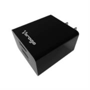 Cargador Vorago AU-106 para Pared con 2 Puertos USB Color Negro Blister