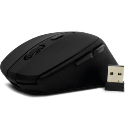 Mouse Vorago MO-306 Inalámbrico Iluminado 2400 dpi Recargable Color Negro