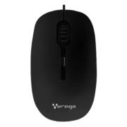 Mouse Vorago MO-100 Óptico Alámbrico USB 800/1200dpi Color Negro