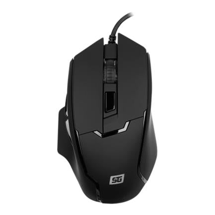 Mouse Vorago Start The Game MO-504 Iluminación RGB Software Configurable Hasta 6400dpi USB Negro