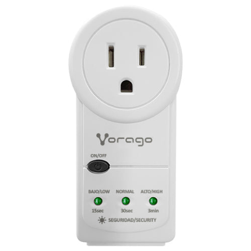 PROTECTOR DE VOLTAJE VORAGO AVR-300 RJ45/RJ11 PORTATIL 1800W ELECTRODOMESTICOS BLANCO