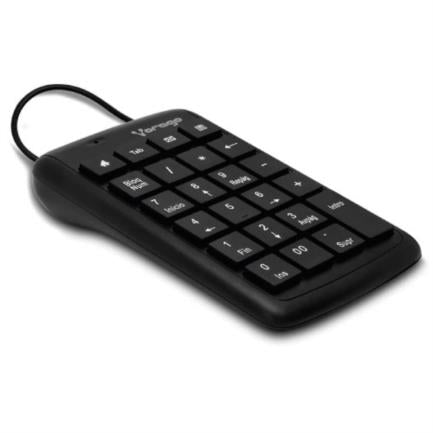 Teclado Numérico Vorago KB-105 Alámbrico USB Color Negro