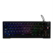 Teclado Vorago Start The Game KB-506 Multimedia TKL Factor 65% RGB Alámbrico Anti-Ghosting USB Color Negro