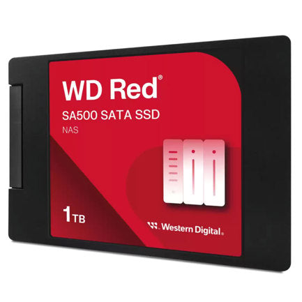 SSD Interno Western Digital Red SA500 1TB 2.5" 7mm SATA lll Lect 560/530 MBs para NAS