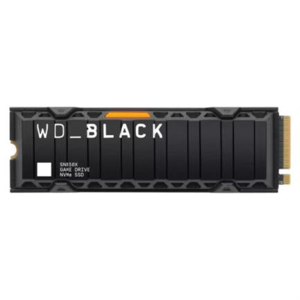 SSD Interno Western Digital Black SN850X HS 2TB M.2 2280 PCle 4.0 NVMe Lect7300/6300MBs para Windows y PS5 con Disipador
