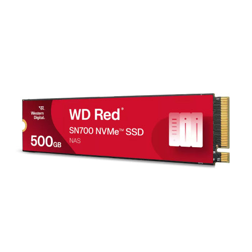 SSD Interno Western Digital  Red SN700 500GB M.2 2280 PCIe 3.0 NVMe Lect 3430/2600 MB/s WDS500G1R0C