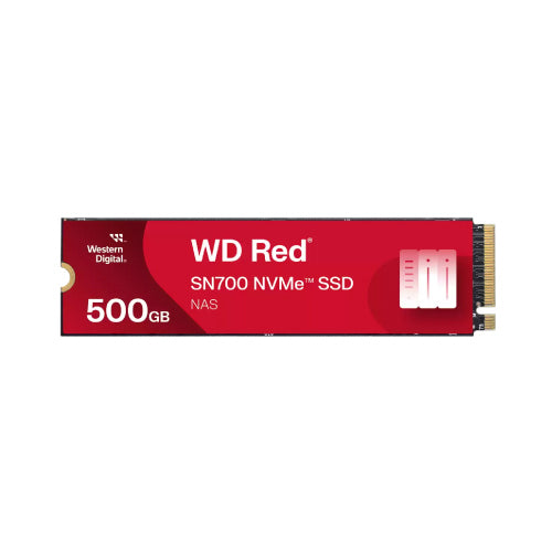 SSD Interno Western Digital  Red SN700 500GB M.2 2280 PCIe 3.0 NVMe Lect 3430/2600 MB/s WDS500G1R0C