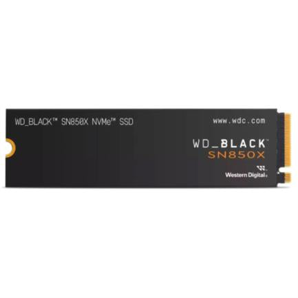 SSD Interno Western Digital Black SN850X 2TB M.2 2280 PCle 4.0 NVMe Lect7300/6600MBs para Windows y PS5 sin Disipador