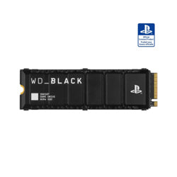 SSD Interno Western Digital Black SN850P 1TB M.2 NVMe PCIe 4.0 Lect 7300/6300 MBs con Disipador para Consola PS5