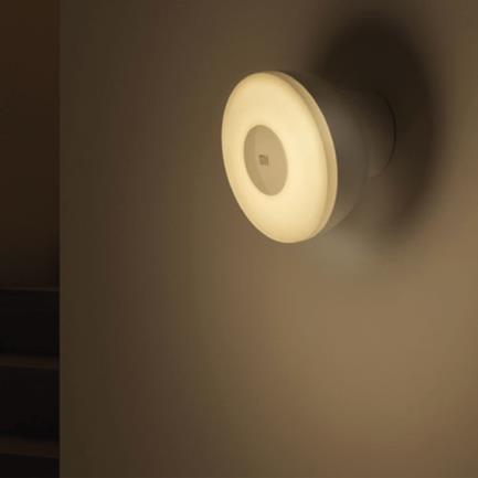 Sensor de Movimiento Xiaomi Luz Nocturna Activado por Movimiento Rotación 360° Bluetooth Color Blanco