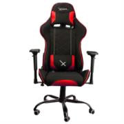 Silla Gamer Stylos XZ25 Tela/Brazos 4D Soporte Lumbar Color Rojo