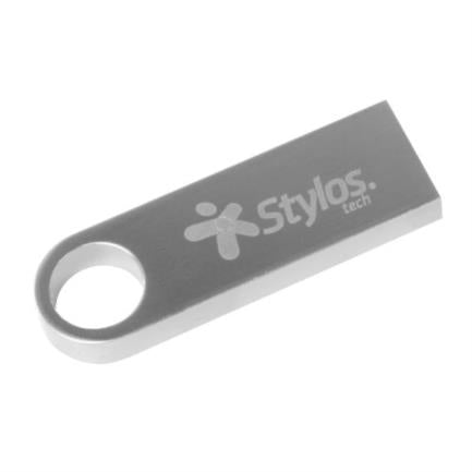 Memoria USB Stylos ST100 64 GB Flash 2.0 Color Plata