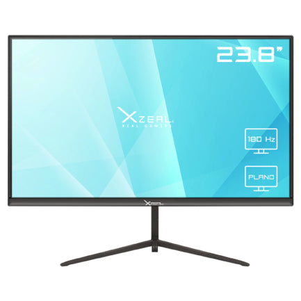 Monitor Xzeal 23.8 pulgadas Xzeal XZ3010-3 Panel Plano VA FHD 180Hz 1ms 1xDP + 1xHDMI + 1x3.5mm + Vesa 100x100mm Negro