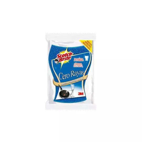 Fibra azul Scotch-brite 3M tamaño chica( 67x27X103 MM)