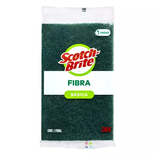 Fibra verde Scotch-brite 3M tamaño popul ar (80x8x120 MM)