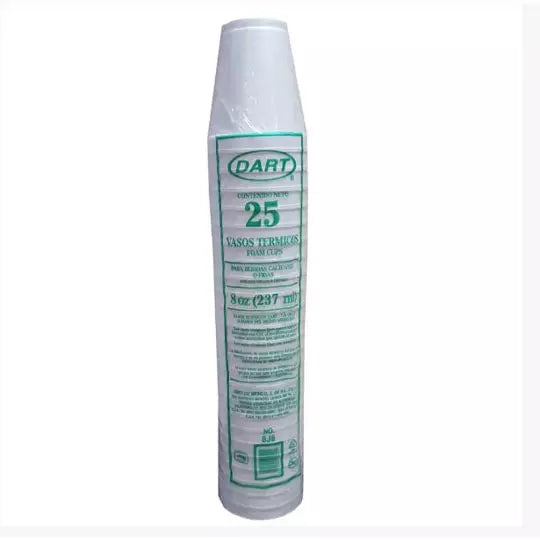Vaso Termico Dart #8 paquete con 25 piez as