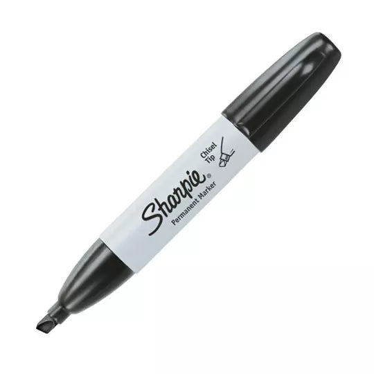 Marcador permanente Sharpie chisel negro 1 pieza