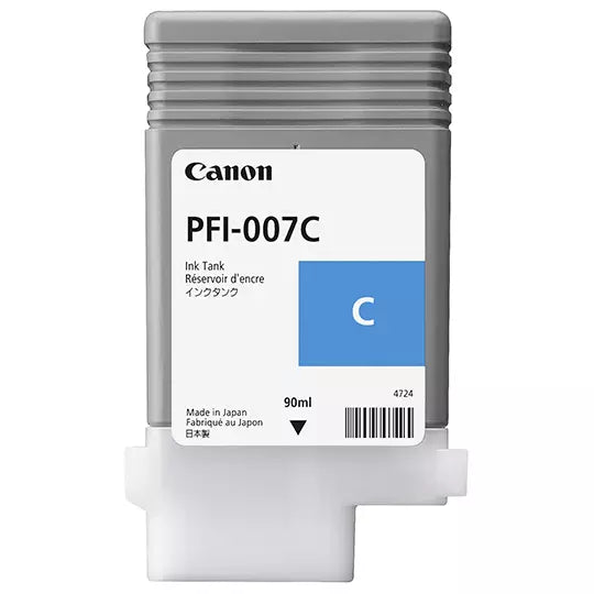 LM-Tanque de tinta Canon PFI-007 cyan.