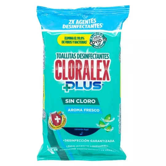 Toallas Cloralex desinfectantes c/48. .