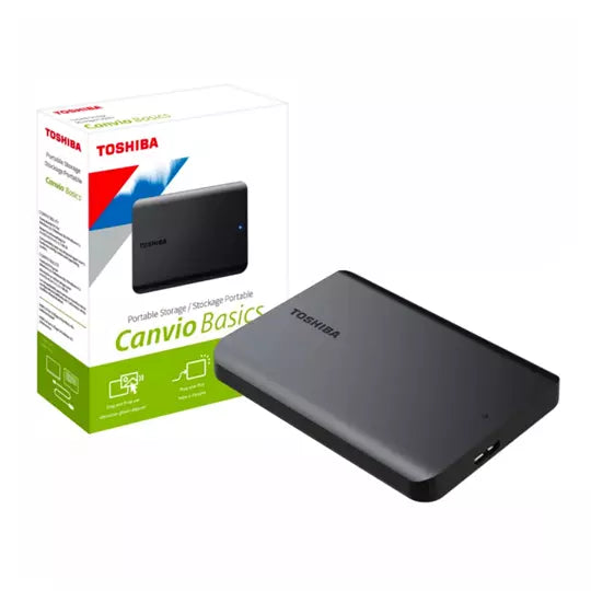 Disco Portátil Toshiba® Canvio® Basics, Negro 4TB