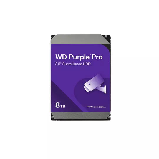 Disco duro WD Purple Pro de 8TB para vid eovigilancia