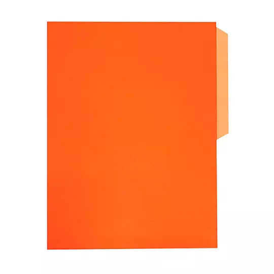 Folder de color Pendaflex carta color na ranja ceja 1/2 caja con 25 pzas