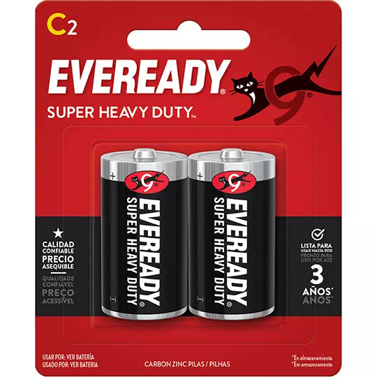 LM-Pila EVEREADY C blister con 2 pilas.