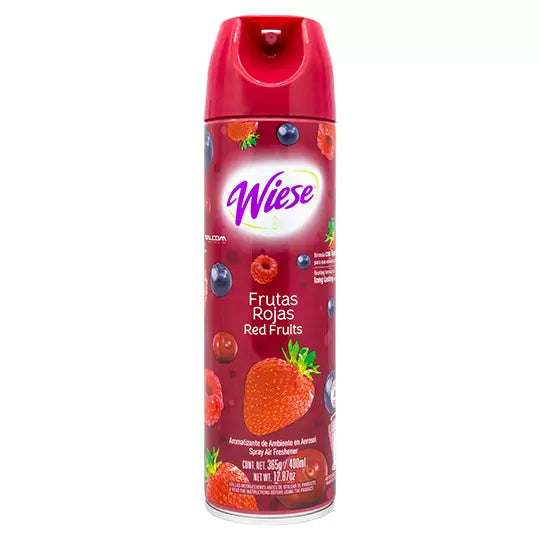 Aerosol Wiese aroma frutas rojas 400 ml .