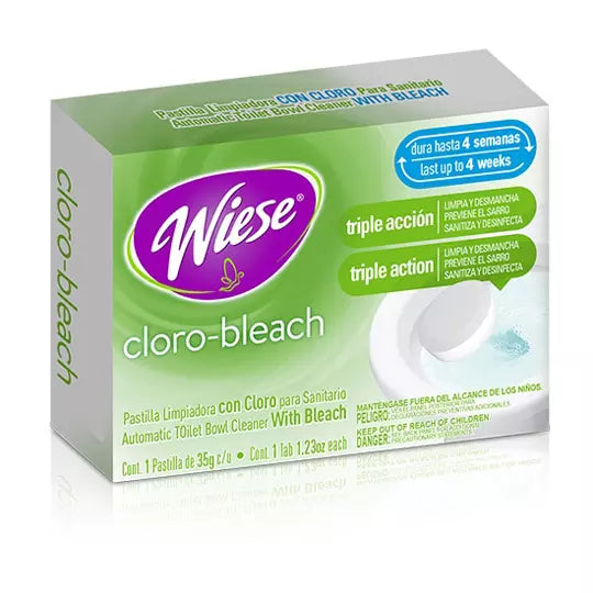 Pastilla de cloro Wiese 12 pzas c/35 gr. .