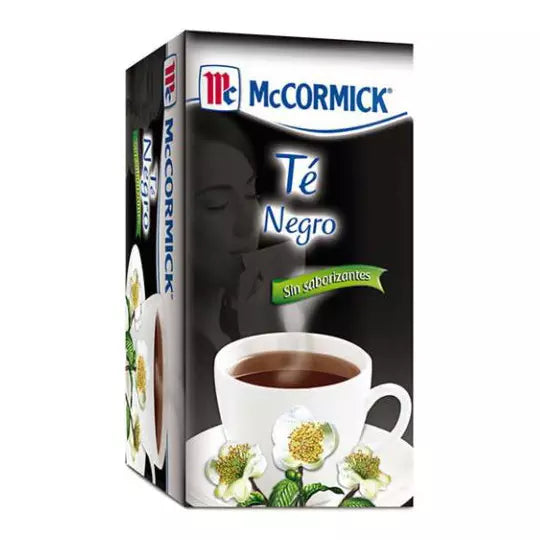 Té negro McCormick caja con 25 sobres. .