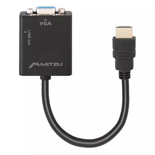 Convertidor MITZU de entrada HDMI a VGA con salida de audio