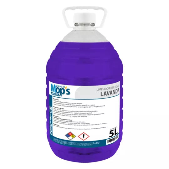 Limpiador multiusos Super mops aroma lav anda 5 Lt.