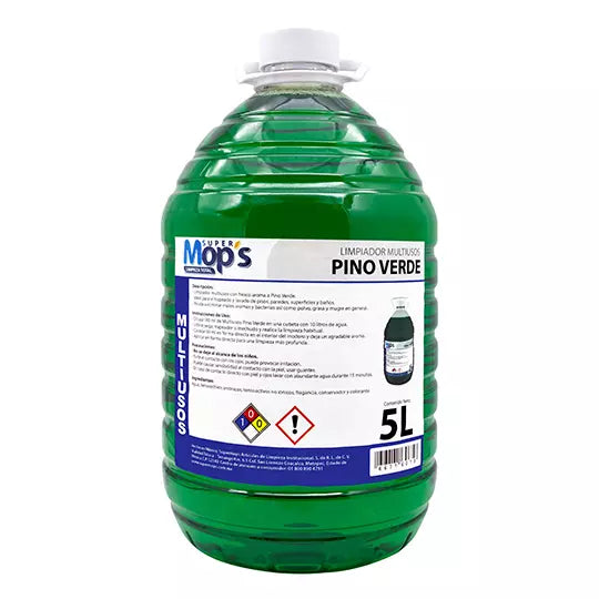 Limpiador multiusos Super mops aroma a p ino 5 Lt.