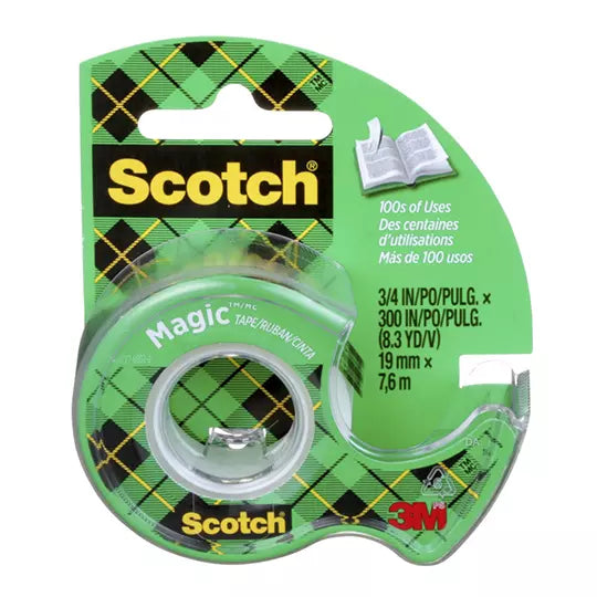 LM-Cinta mágica 3M Scotch 810 Medidas: 1 9 mm x 7.62 m 1 pieza con despachador